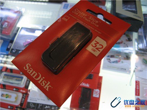 SanDisk(闪迪)Cruzer Slice CZ37(32G)U盘 