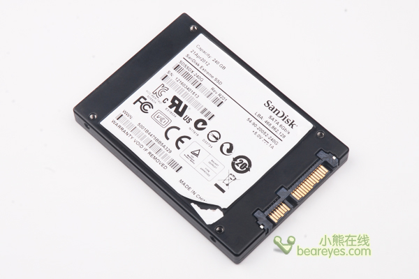 闪迪Extreme 240G SSD固态硬盘评测 固态硬盘