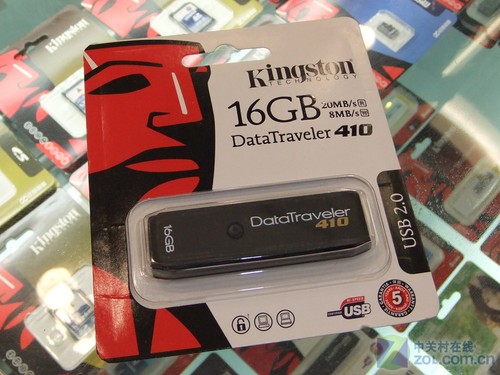 旋转设计 金士顿DT410 16GB优盘到货 