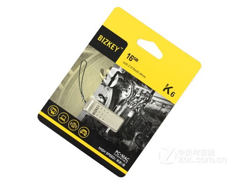 全金属设计 BIZKEY K6 16GB优盘评测 