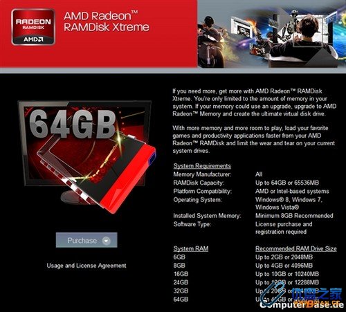 AMD推内存虚拟硬盘专用工具,比SSD还快-U盘之家