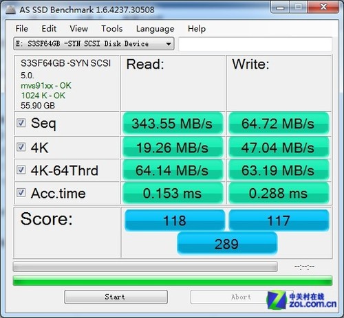 光威64GB MLC/SF-2281VB1-SDC SSD固态硬盘评测-U盘之家