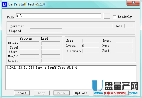 Bart's Stuff Test(BST5)U盘闪存擦写寿命测试工具v5.1.4 免费版